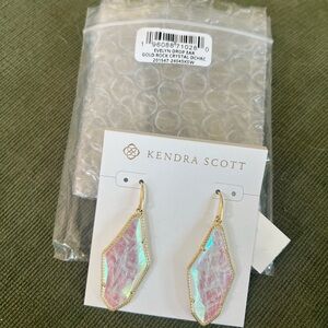 Kendra Scott Gold Linear Earrings